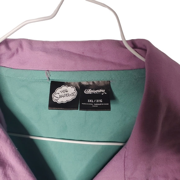 The Simpsons x Cakeworthy Collection Krusty Burger Uniform Shirt - Picture 5 of 15